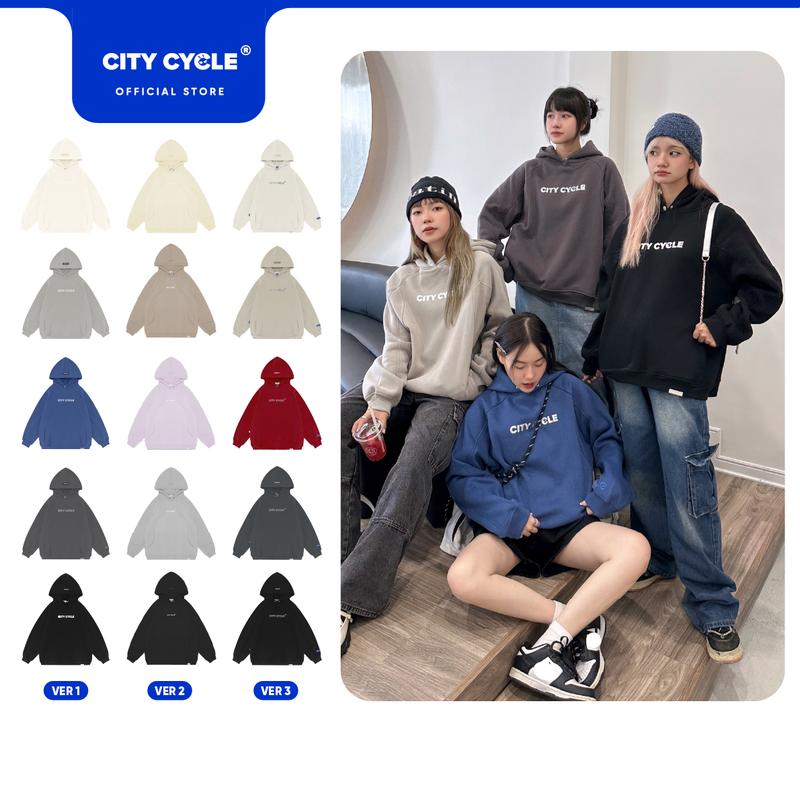  Áo Hoodie Local Brand Space City Cycle Nỉ Bông Nhung Form Rộng Oversize Unisex Nam Nữ 