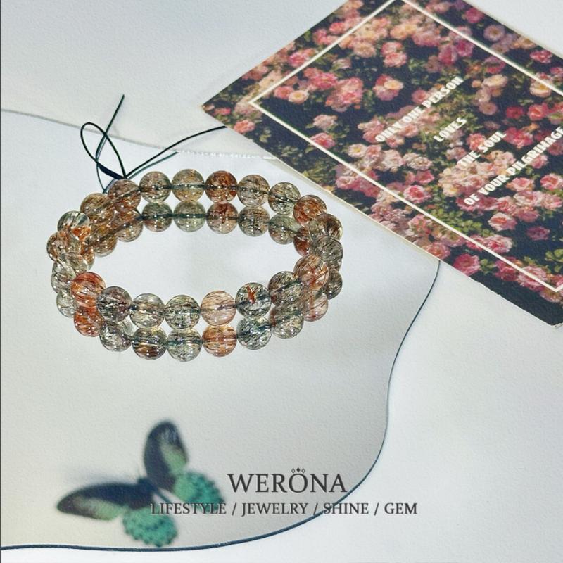 Product Introduction of Natural Crystal Black Gold Super Seven Approximately 8MM 10MM non-natural  crystal  jewelry sets  unisex novemberdump christmas gifts giftideas sale vintage xmas  discount cheap gifts pleasantlyflashsale sgdeals agate crystal  bracelet  accessories 1