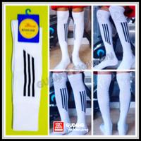 Gambar Kaos Kaki Panjang Bola Futsal | Football | Soccer | Sepatu 37-42 | Putih Strip Hitam dari Gudang Stationary Kota Administrasi Jakarta Timur 1 Tokopedia