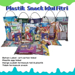 10 Pcs Tas Snack Idul Fitri Lebaran / Label Snack Idul Fitri