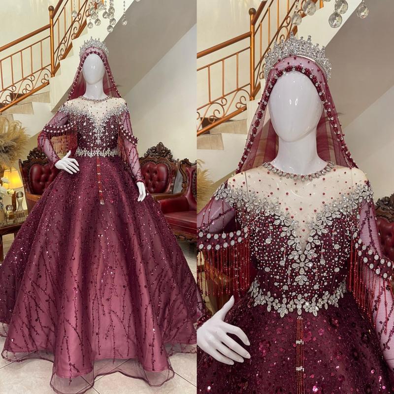 Product Introduction of Gaun pengantin barbie luxury gradasi full payet Mewah 40