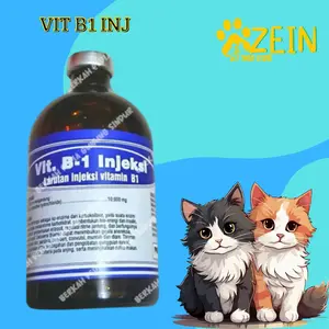 Vit B1 inj - Vitamin B1 - Obat Lumpuh B1 100ml Obat Hewan Khusus untuk Kesehatan Hewan