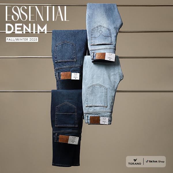   NEW Quần jean nam cao cấp BJ003 TORANO dáng slim Có Túi chất denim cotton co giãn bền màu Menswear Pants Lưng Cao quần  jean 