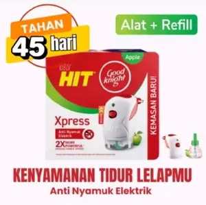 Hit Xpress Set Alat + Refill - Anti Nyamuk Elektrik