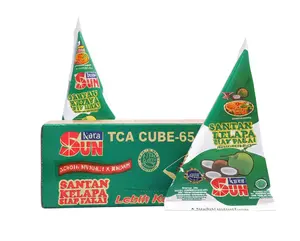SUN KARA SANTAN KELAPA 65 ML KERUCUT 1 DUS ISI 36 PCS Coconut  Instan Milk Air Dairy