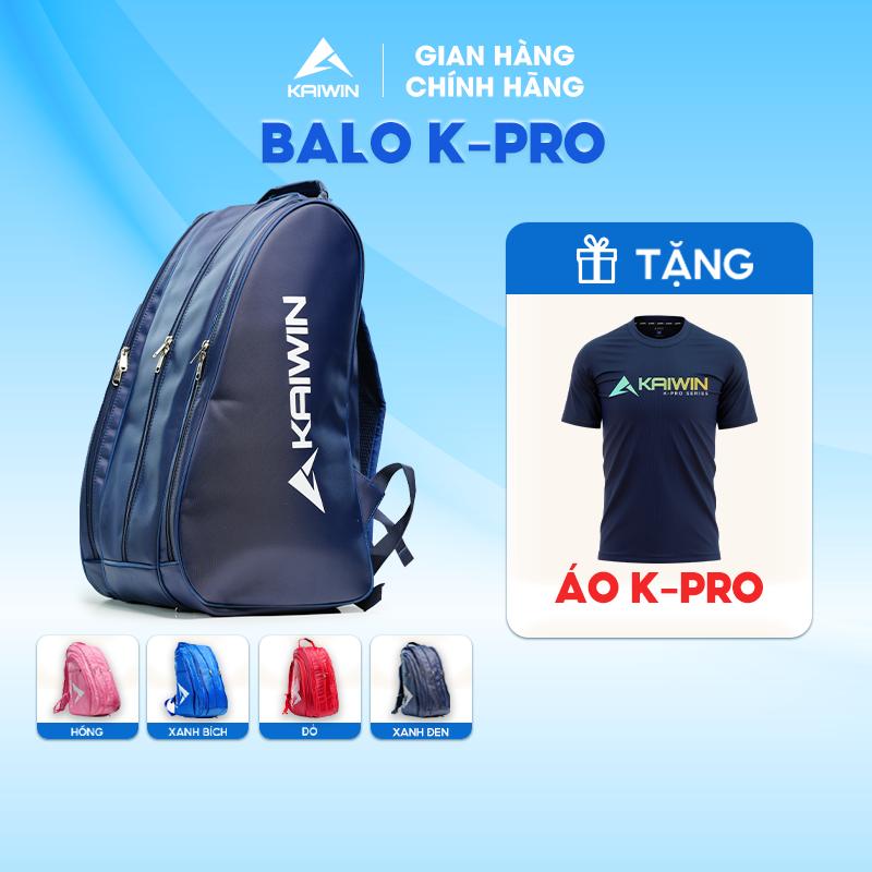    Kaiwin   Balo Pickleball K-Pro TẶNG ÁO THI ĐẤU K-PRO. BALO THI ĐẤU CHUYÊN NGHIỆP. Balo được thiết kế dành riêng cho dân chơi pickleball hiện đại – gọn bền và cực tiện chất liệu chống thấm nước cực tốt 