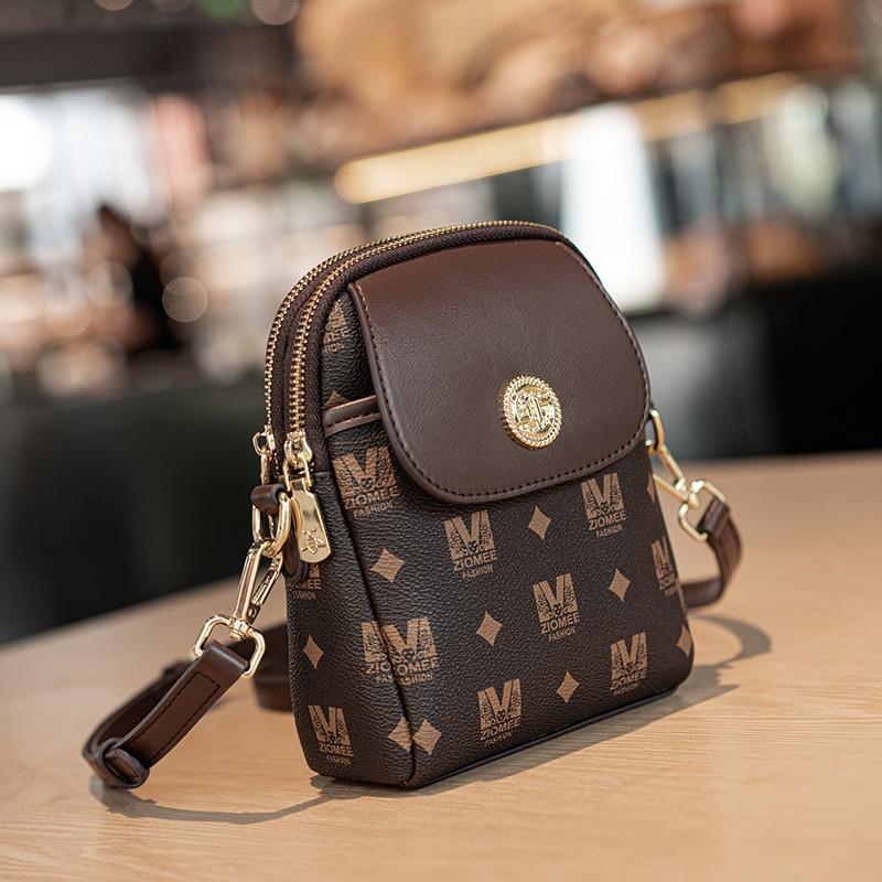 Túi Nữ ZEALLMIOR Thiết Kế Độc Đáo Mới Nhiều Ngăn Túi Đựng Điện Thoại Di Động In Hình Thời Trang Và Dễ Phối Đồ Túi Đeo Chéo Một Bên Vai 2025