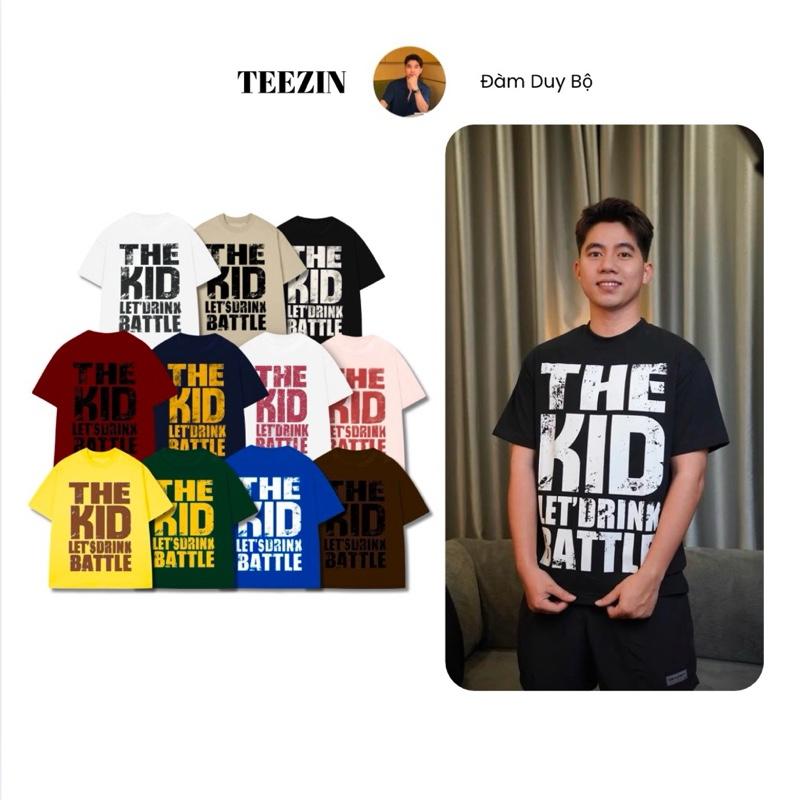 [ĐỘC QUYỀN] TEEZIN x ĐÀM DUY BỘ- Áo Thun in hình áo Cotton 250gsm TEEZIN Cổ Tròn Nam Nữ, Áo thun ngắn tay form rộng 1- TZ165