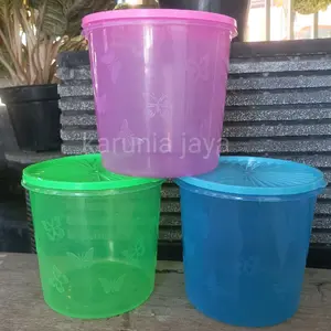 3 PCS TOPLES SEALWARE 3L panjang bahan plastik motif kupu-kupu cantik
