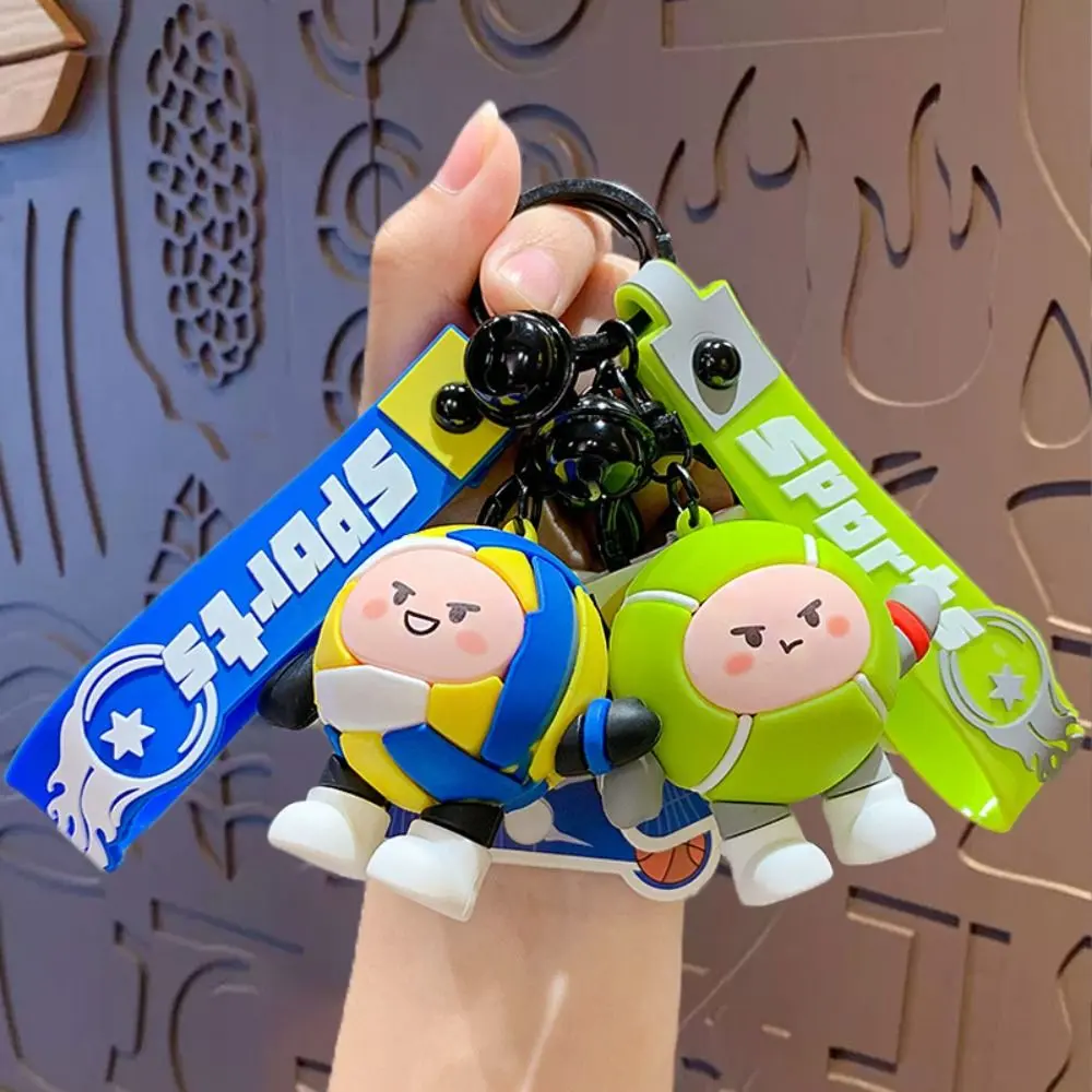 Móc Chìa Khóa Bóng Đá, Mini, Làm Bằng PVC, Thích Hợp Cho Bóng Đá, Bóng Chuyền, Bóng Rổ, Tennis, Bóng Chuyền, Mặt Dây Chuyền Chìa Khóa Ô Tô, Đồ Trang Sức, Móc Chìa Khóa Thể Thao Tennis Mini, Lý Tưởng Làm Quà Tặng Móc Chìa Khóa