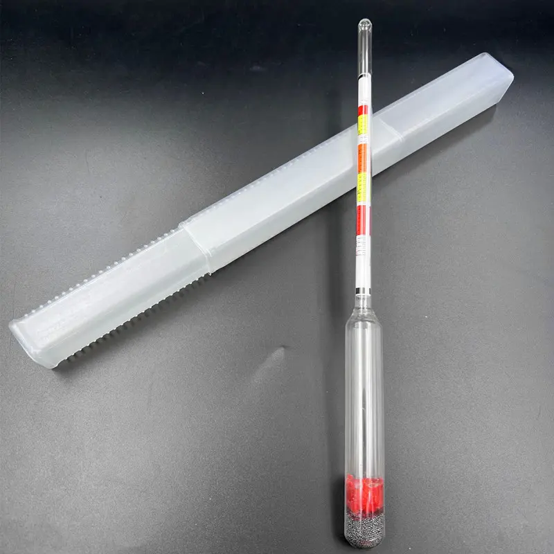 Alcohol Tester Pengukur Kadar Alkohol + Gelas Ukur Tabung 250 ML 4