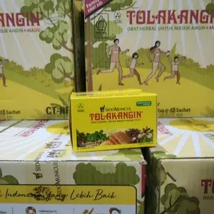 Sidomuncul Tolak Angin Paket 2 Box Isi 24 Sachet Herbal Untuk Masuk Angin Cocok Untuk Kebutuhan Sehari-hari