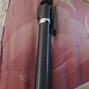 Tech 165CM Selfie Stick Tripod Tongsis Dengan Monopod Dengan Wireless Remote Control Bluetooth 7 Tombol Tongkat Selfie Portable Lampu Jarak Jauh Bluetooth Untuk Vlogging Aluminium Merah Telepon Panjang Hitam