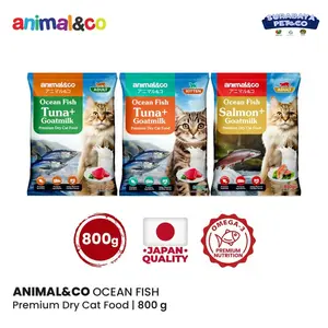 Animalnco Premium Dry Food Kitten Tuna With Goat Milk 800gr/ Makanan Kucing Premium 800g