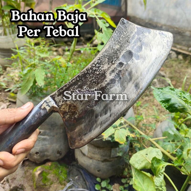 Pisau Cacah Daging Tulang Ayam dan Potong Kelapa Muda 2
