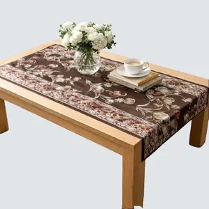 Taplak Meja Ruang Tamu  Pergi Panjang Ukuran 50x95 cm Anti Air Mudah Dibersihkan Hiasan Ruang Tamu