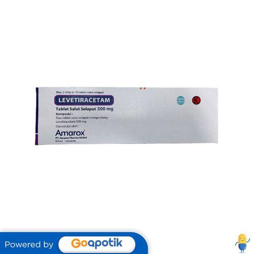 LEVETIRACETAM AMAROX 500 MG BOX 20 TABLET