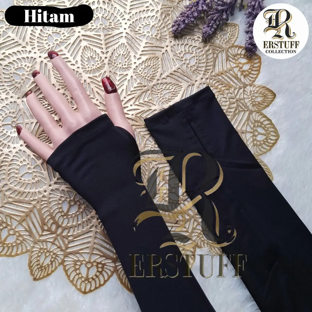 HANDSOCK JEMPOL POLOS / MANSET TANGAN JEMPOL PANJANG SE SIKU Muslim