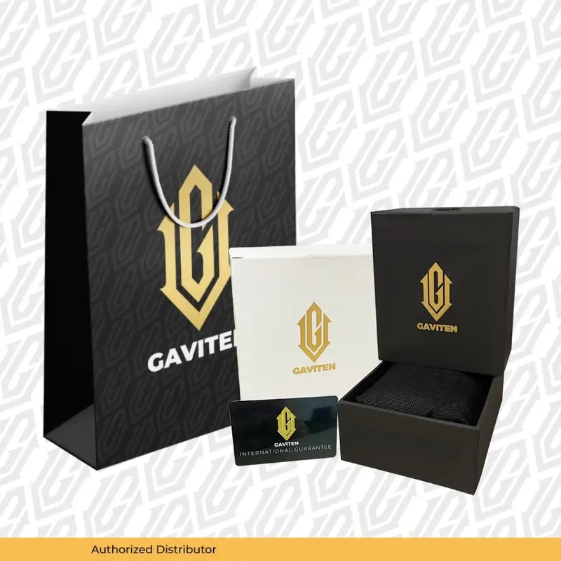 GAVITEN Jam Tangan Pria Gaviten GV 101 GV101 Original Garansi Resmi 1 Tahun - Stainless Steel 7