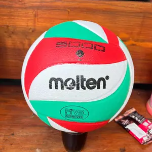 Bola Voli Volley Molten 5000 Pres Embos Gratis Pompaan +Jaring +Pentil Murah Berkualitas Olahraga Volley Ball Outdoor volly