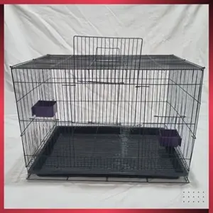 (PACKINGAN BUBBLE WRAP) Kandang DOC Full Set Ukuran 60x40cm Warna Hitam Putih Merah Pink Ungu Biru Kandang Ternak Umbaran Kucing Marmut Kelinci Berkualitas