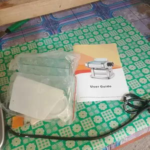 Tixx Mesin Pembuat Mie Otomatis 135W 3 Pisau 2.5MM & 4MM & 9MM Stainless Steel 316 Food Grade Multifungsi Mesin Giling Mie Rumah Anti Lengket Peredam Suara Cepat Dibuat Alat Cetak Mie Bulat Lebar Kulit Pangsit Pizza Mudah Dipakai Mesin Mie