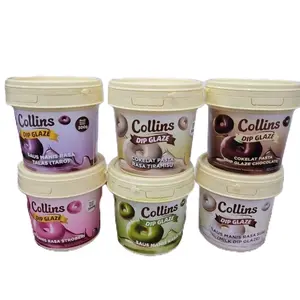 Collins Dip Glaze 300 gr (Coklat, Stroberi, Tiramisu, Taro)