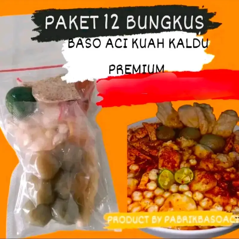 BASO ACI 12 PACK BASO ACI 12 BUNGKUS Instan Food - Shop | Tokopedia