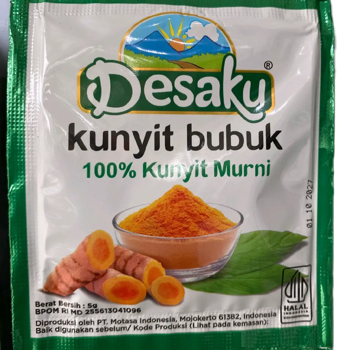 ( 1 renceng )Desaku kunyit bukuk & ketumbar bubuk Powder Instan