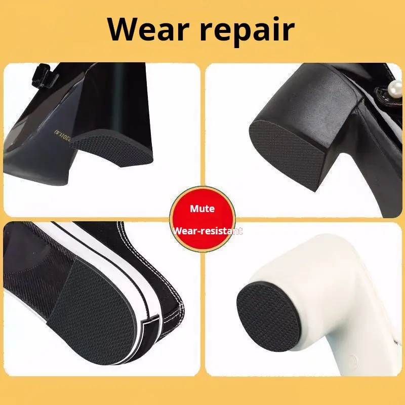 Miếng Dán Chống Trượt Cho Đế Giày, Miếng Dán Chống Mài Mòn Và Chống Sốc, Miếng Dán Bảo Vệ Cho Giày Da 3