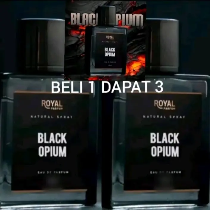 beli 1 dapat 3 P4RFUM TERLARIS PERFUME VIRAL MUR4H M3RIAH BL4CK OPIUM WANGI TAHAN LAMA EDP 30ML Perfume pria wanita Parfum Mewah