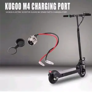 Kugoo M4 E Skuter - Port Pengisian untuk Scooter Listrik 10 Inci - Aksesori Penggantian