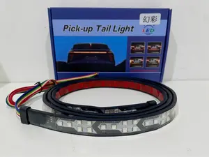 Tail Box LED Lamp 6 Mata RGB 12V-24V Lampu Bagasi RGB 6 Mata Panah 1.2M 1.8M 2.4M 24 Volt 12 Volt Tail Trunk 120cm 180cm 240cm