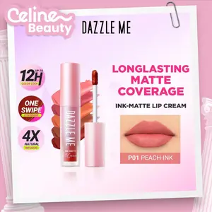 DAZZLE ME Ink-Matte Lip Cream with Comfy Matte Finish High Pigmented