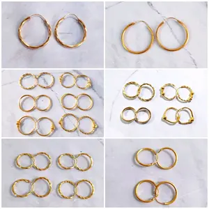 Anting bulat  | berat 0,2'5, 0,5gr, 1gr, 2gr | Royal jewelryy
