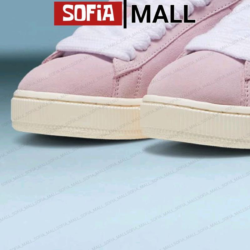 Sepatu Gemuk Gendut Bahan SUEDE XL Warna Dusti Dusty Pink Merah Muda Untuk Wanita Perempuan Cewek remaja Tanggung Casual Karet Shoes Sneakers 4