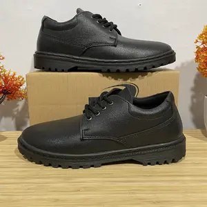 Pinozz Shoes Sytetic Premium Hitam 39-43 Pria Wanita Sepatu Sekolah Kerja Oxford Black Formal Pantofel Sol Nyaman Kuat Tahan Lama Anti Slip
