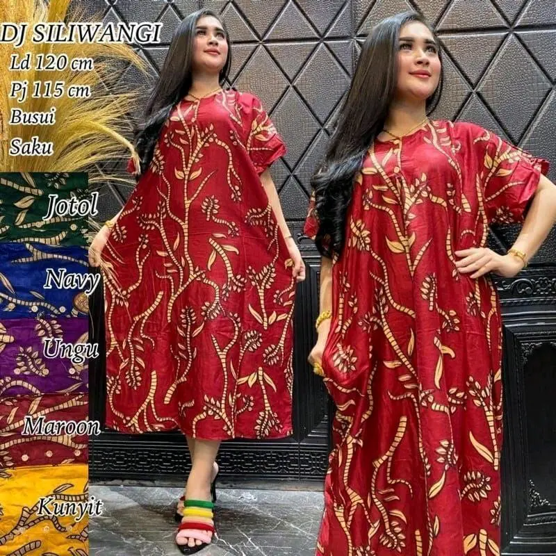 ready daster jumbo siliwangi ld 120 pj 115 busui,saku