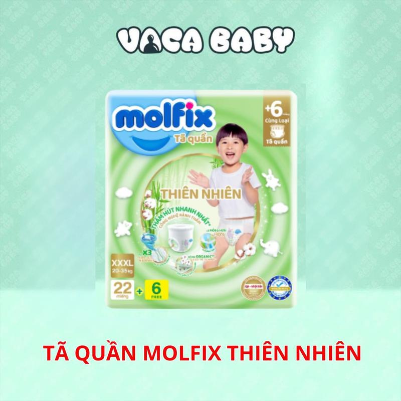  Tã Bỉm Molfix Organic Thiên Nhiên Thổ Nhĩ Kỳ Size Lớn Nhất XXXL22+6 Miếng Dành Cho Bé 20-35kg Women Nữ Với Lớp Dẫn Thấm Siêu Khô Thoáng Và Thiết Kế Chống Tràn Kép Đặc Biệt ta  lot 