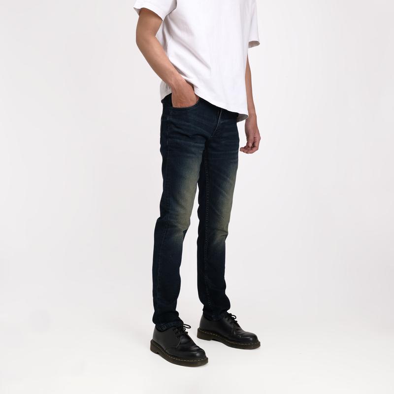 Rockmaker Celana Denim Selvedge Accent Emerald Slim Fit Jeans 2