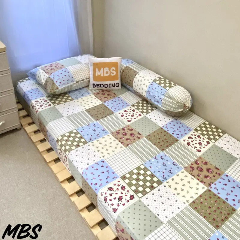 #5 | MYBELIA | MBS | SPREI / BED SHEET / SEPREI DOUBLE KARET AESTHETIC | FREE SARUNG BANTAL & SARUNG GULING 8