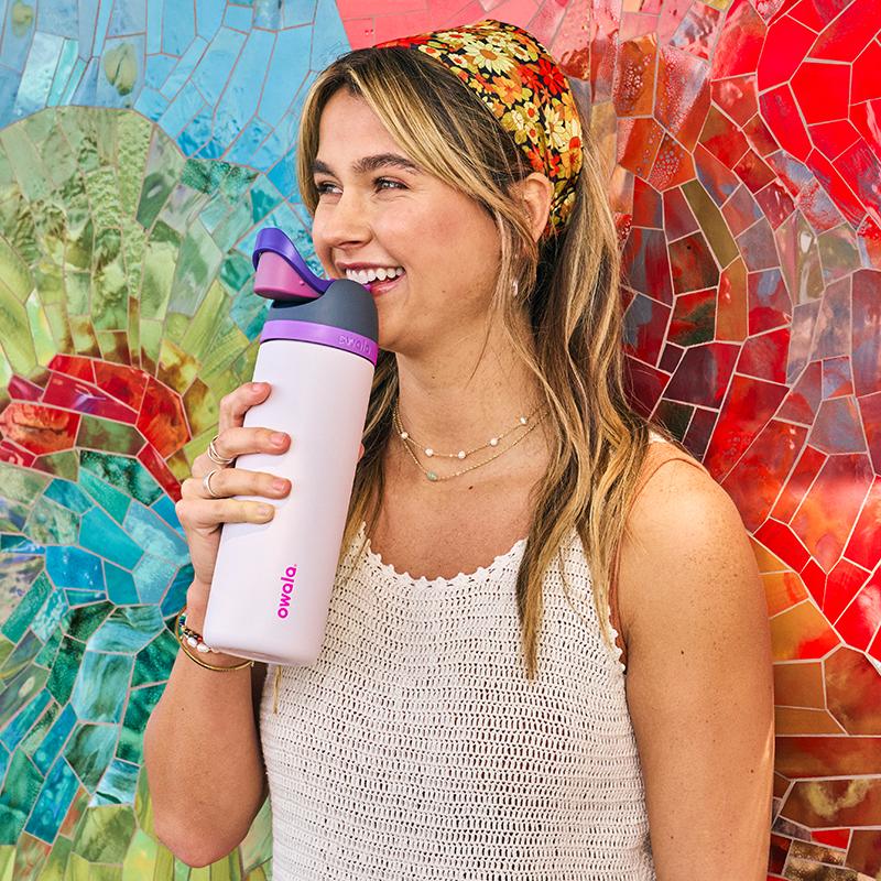 Product Introduction of Boneyard owala Cup Vacuum Flasks & Thermoses Water Bottle Drinkware Thermo Tumbler Stainless Steel Thermal Mug Original Cold Hot Coffee Insulated Lid Straw Bottled Portable tumbler heat and cold original official store 24oz 32oz 710ml 950ml Loop 17
