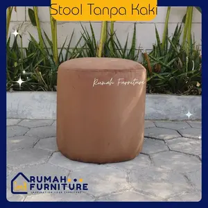 Stool tanpa kaki / stool aesthetic/ stool / sofa kecil / sofa / sofa bludru / stool minimalis/stool kekinian / sofa stool/ stool set/ stool custom
