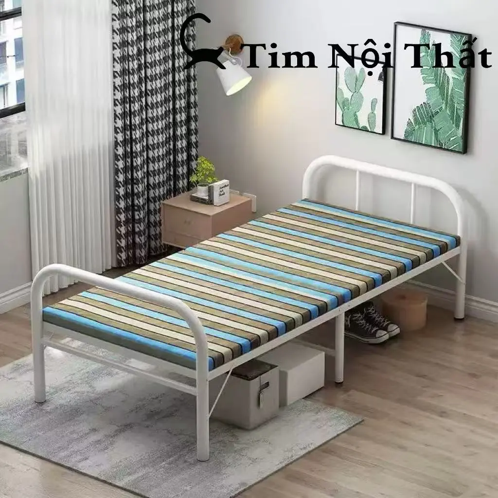 Giường Đơn Gấp Gọn, Thiết Kế Đơn Giản, Thích Hợp Cho Gia Đình, Cho Cho Thuê Và Văn Phòng, Ghế Ngồi Di Động Đa Chức Năng, Có Thể Dùng Để Nghỉ Ngơi, Ngủ Trưa, Cắm Trại Cho Người Lớn, Giường Cứu Trợ Khẩn Cấp