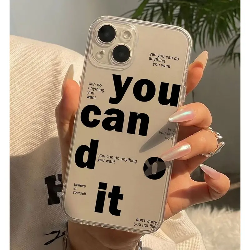 Soft Case Transparan Full Cover Aesthetic Phone Case For iP Opp Viv Red Sam Real Infin Tecn ite Transparent Cover #35 Casing Handphone Lentur Protection 2