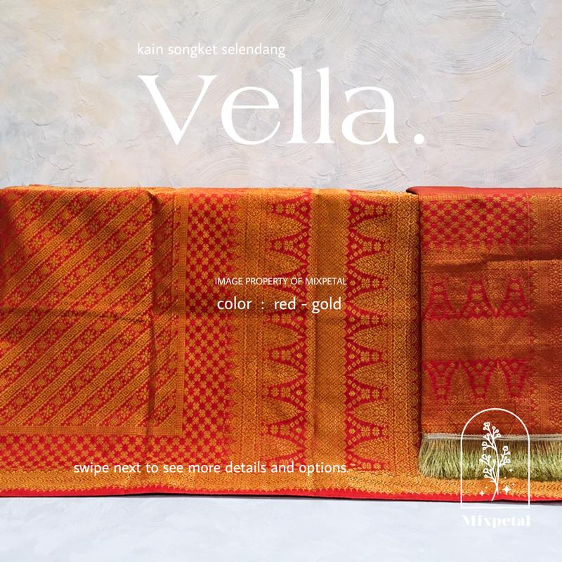 KAIN SONGKET SELENDANG VELLA 5
