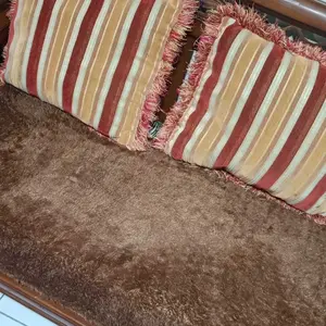 ALAS SOFA BULU RASFUR >60 x 180 / COVER SOFA LEMBUT HALUS KEKINIAN cuci mesin biru laut