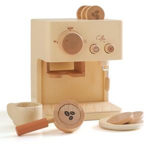 bABY Wooden Coffee Machine Toy Kids Montessori Toys Preschool Pretend Play Toys