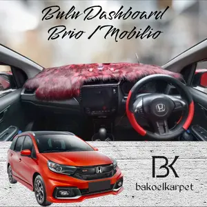 Alas Bulu Dashboard Mobil Custom Honda Brio / Mobilio Presisi - Car dasbor