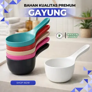 Gayung CLEAN GM 8450 Plastik Bahan Lentur | Gayung Air Mandi Estetik Serbaguna Murah Berkualitas